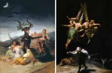 04 Vuelo de brujas, de Goya.