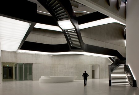 Interior del Museo MAXXI, Roma.