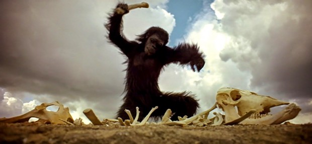 2001 Una odisea en el espacio (1968)_2001 a space odyssey_Mono hueso_Ape bone_Zarathustra