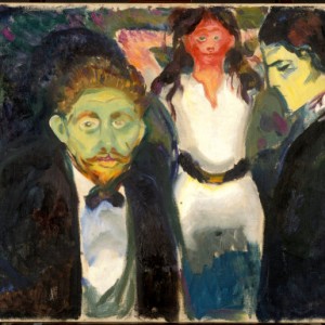 01 Celos, de Edvard Munch.