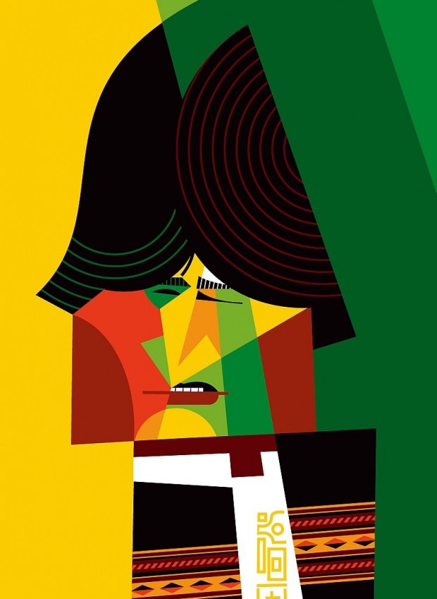 01 Evo Morales, por Pablo Lobato.