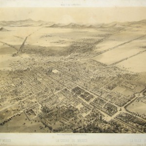 Mexico-vista-en-globo-de-ciudad-de-Mexico